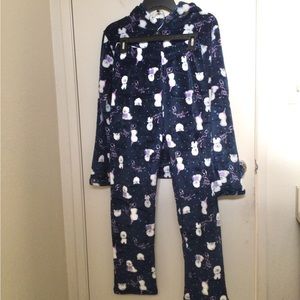 AZ Plush Pajama Set